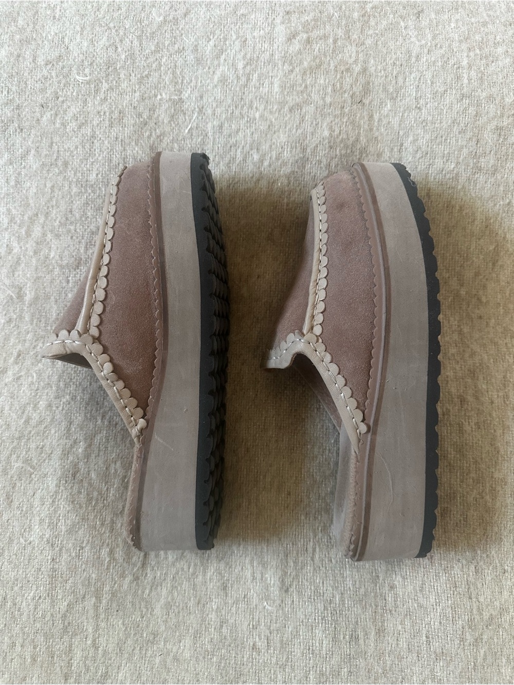 Seychelles Stand Tall Clog Taupe Sz 9 - Picture 10 of 13